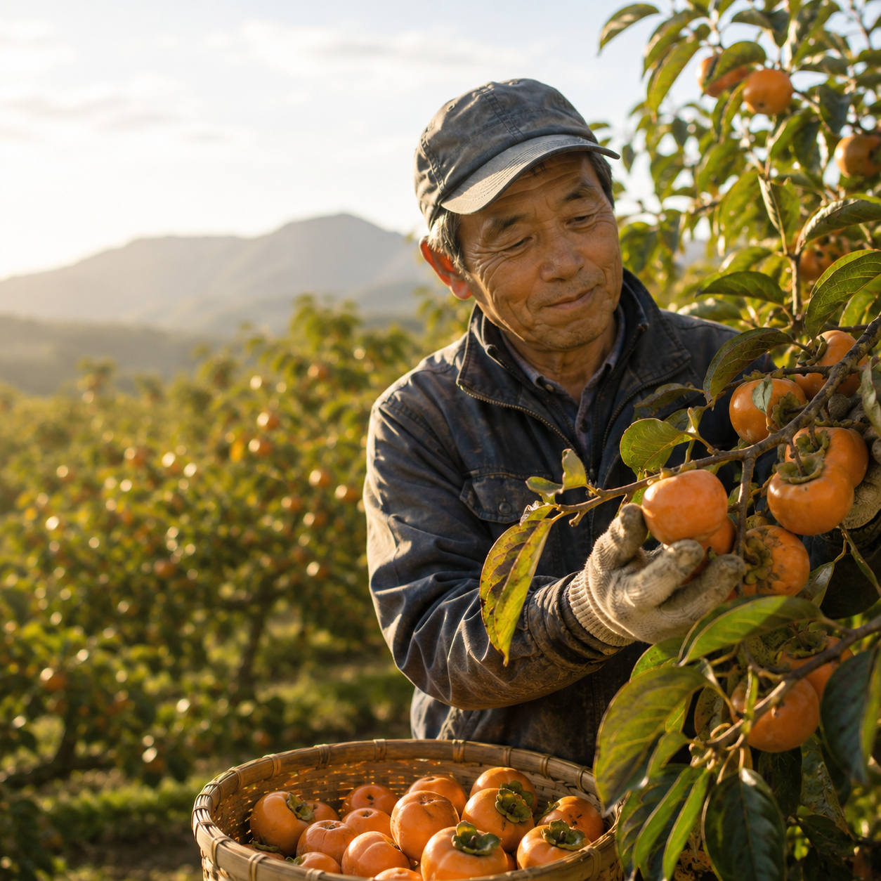 From Heritage Persimmon Farms in Kyoto